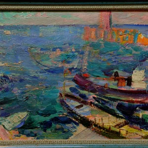 The Port of Poti. Boats